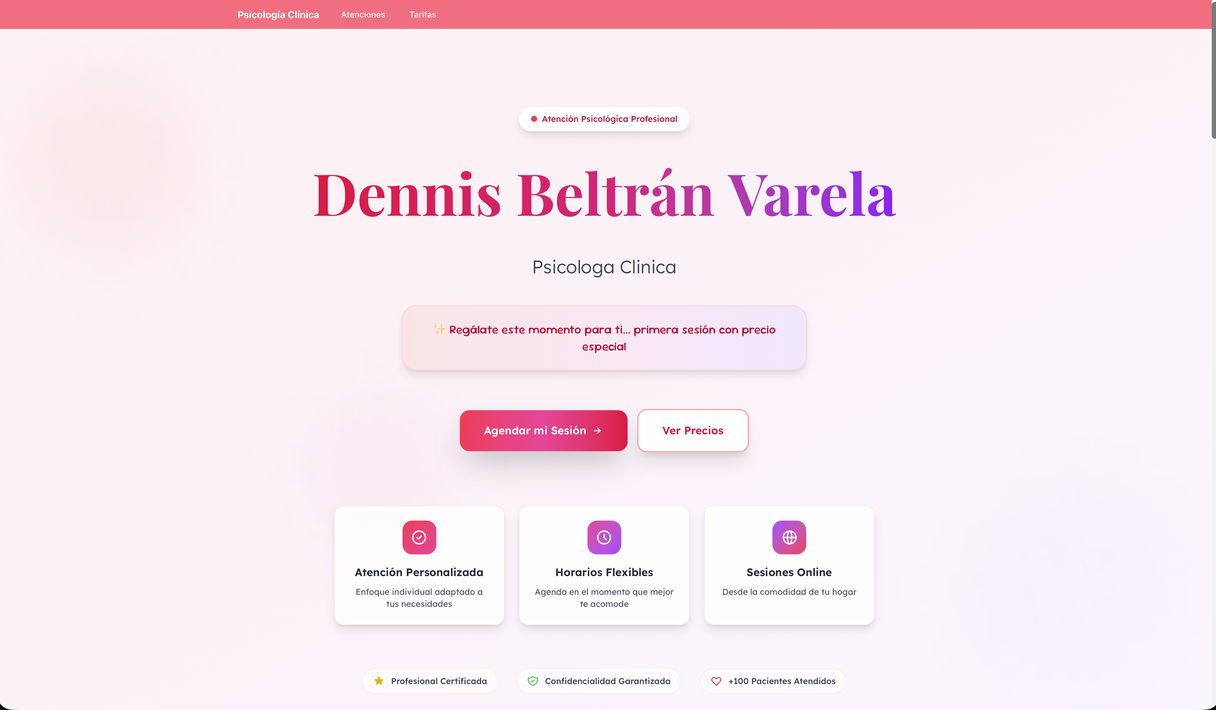 DENNISS BELTRÁN - PSICOLOGÍA CLINICA