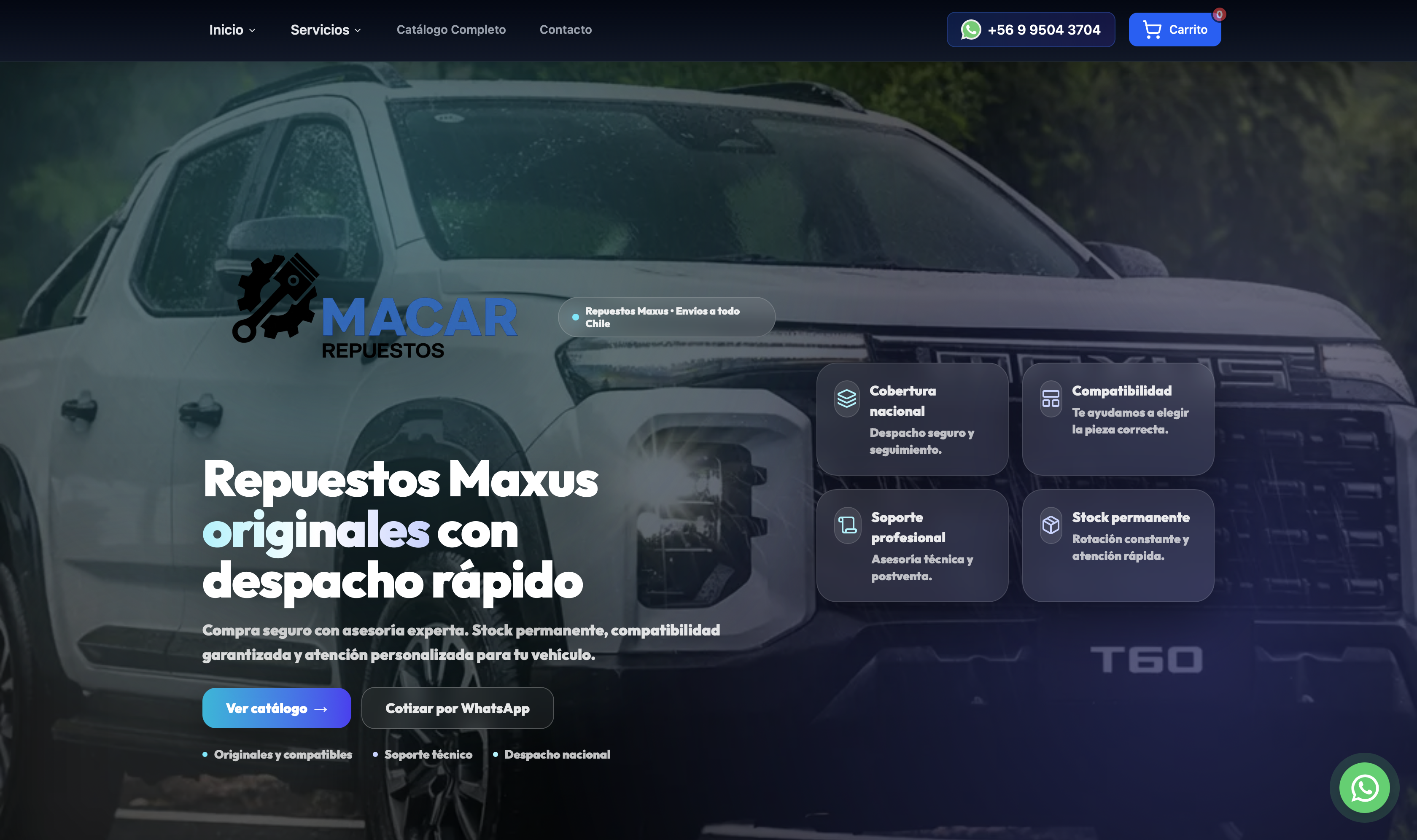 MACAR REPUESTOS